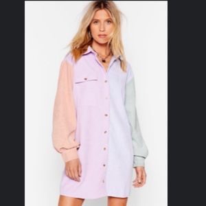 Nasty Gal oversized button down
